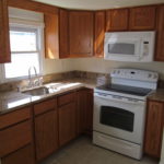 mobile home improvement kitchen range and microwave