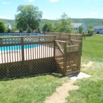 home improvement pool deck stairs